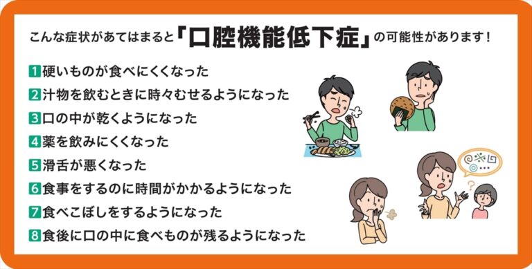 口腔機能低下症（オーラルフレイル） | いわき市（中央台）の歯医者なら酒井歯科医院 │ラパーク最寄り